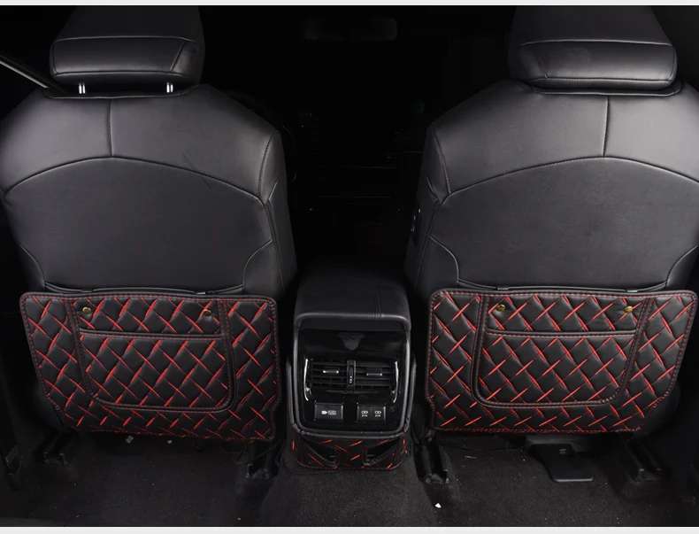 Кожаный защитный анти-ногами для Toyota Camry Avalon автомобильное заднее сиденье анти-удар коврик авто сиденье защитные накладки