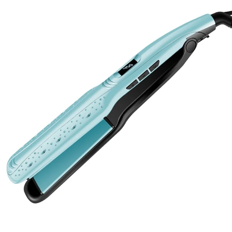 

450F Wet dry flat iron hair straightener professional fast electric straightening iron ceramic straight LCD display 110V-220v