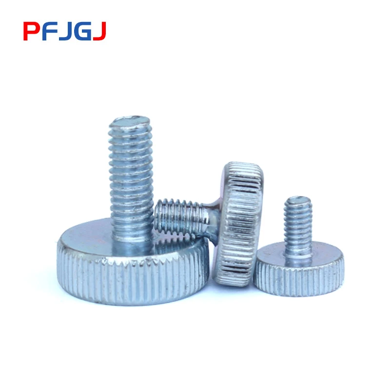 Peng Fa M3 M4 M5 M6 M8 M10 оцинкованный шнек с накаткой GB835 плоский шнек с ручным накатом большой конец шнек для накатки