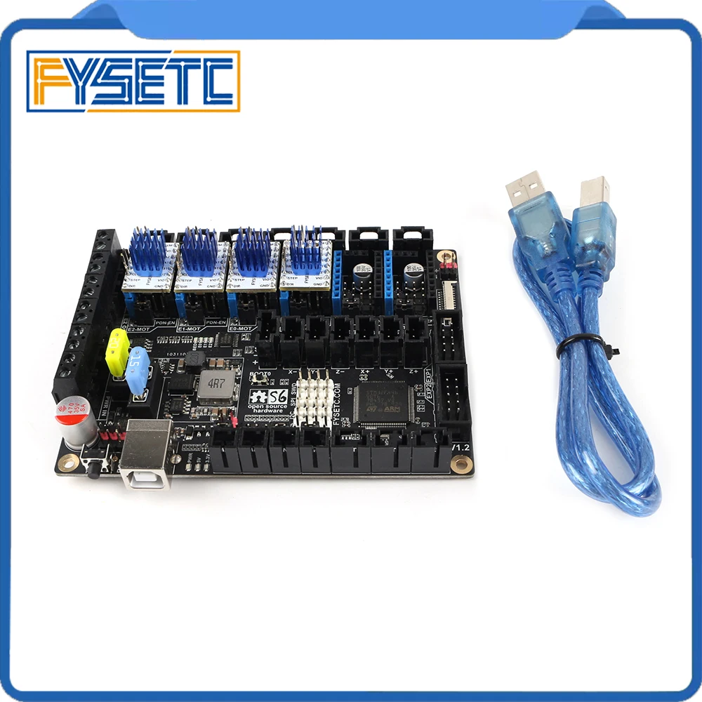 Плата управления S6 V2 .0 32 бит с шаговым двигателем 4 шт. TMC2209 V3.1 Uart Flying Wire MX Connector VS F6