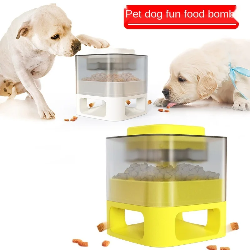 

New dog slow food press spring food device leaky food toys interesting dog toys pet products