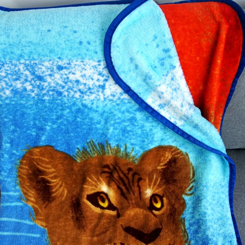 Одеяло с мультяшным изображением голубого льва Кинг Simba Nala 117x152 см летняя накидка