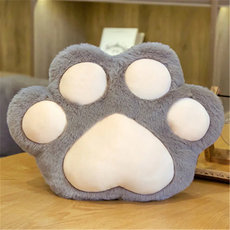 

Kawaii Paw Pillow Animal Seat Cushion Stuffed Cat Paw Flower Pillow Plush Sofa Indoor Floor Home Chair Decor Children Gift