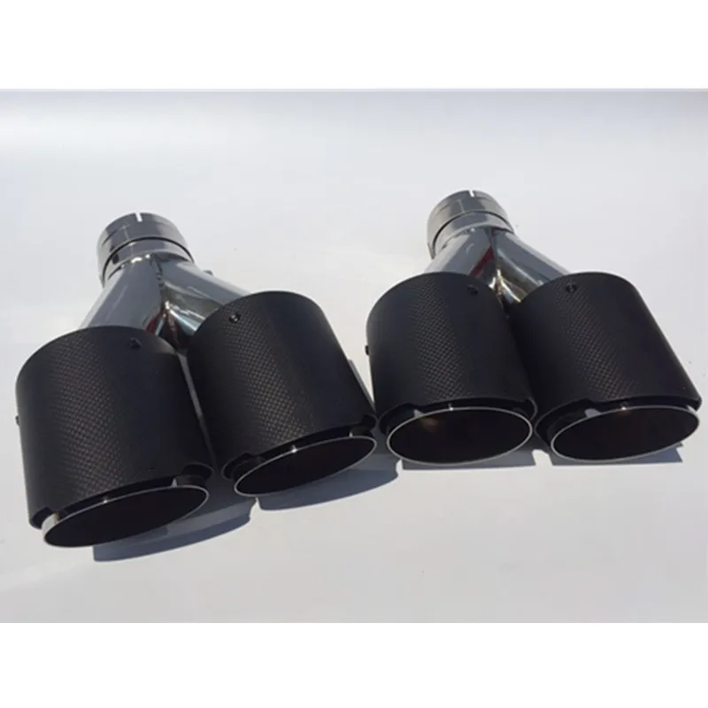 2 шт. Универсальный двойной матовый наконечник из углеродного волокна 304