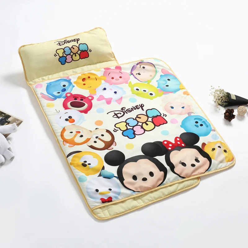 Disney Холодное сердце Эльза Анна майки Миники свернутый коврик для сна с одеялом и