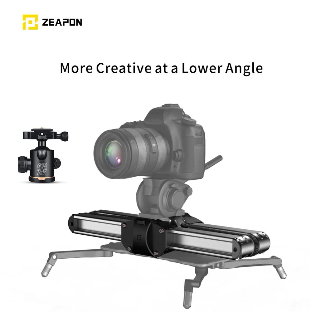 Zeapon Micro 2 Rail Slider алюминиевый сплав легкий портативный с Easylock низкопрофильным