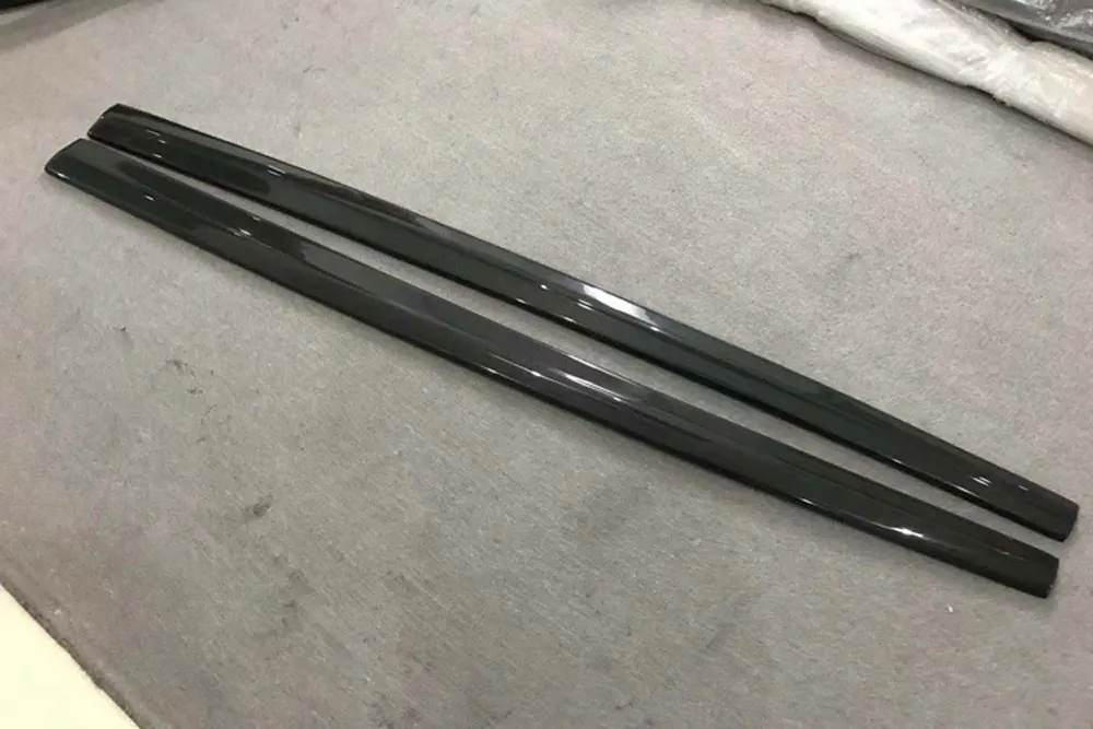 2 шт./компл. углеродного волокна сторона юбки наборы для бампера Audi A3 S3 RS3 4 двери 2014