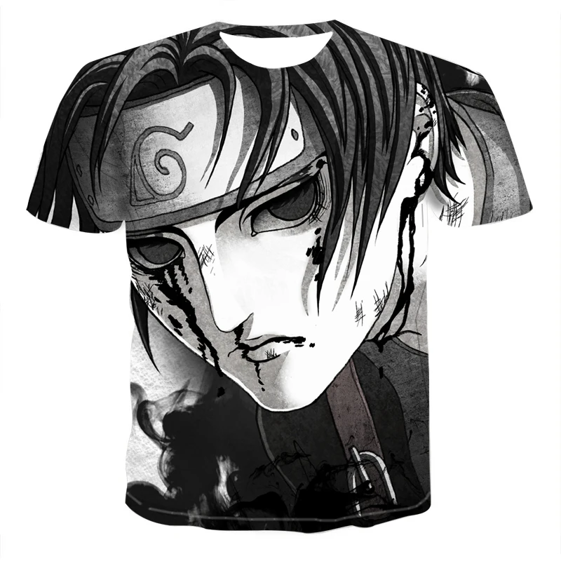 

new Fashion 3D cartoon characters t- shirt casual printing men and women short-sleeved O- neck shirt street men 's clothing