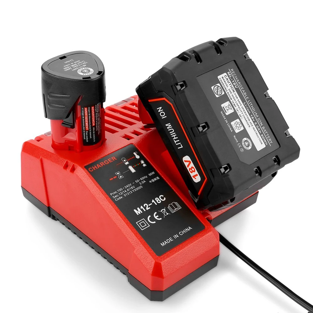 M12-18C зарядное устройство для литий-ионных аккумуляторов Milwaukee 12 V 14 4 18V C1418C