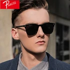 PSACSS 2020 поляризованные Квадратные Солнцезащитные очки для мужчин Высокое качество прозрачные брендовые дизайнерские винтажные очки для вождения мужские очки UV400