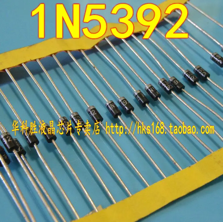 

1N5392 IN5392 in 1.5A/100V rectifier diode Free Shipping
