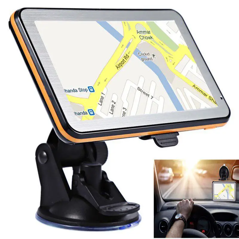 

5 Inch DDR 256M+8GB Car GPS Navigation TFT LCD Touch Screen Wince Voice Guidance Car Auto Navigator With Free All World Map