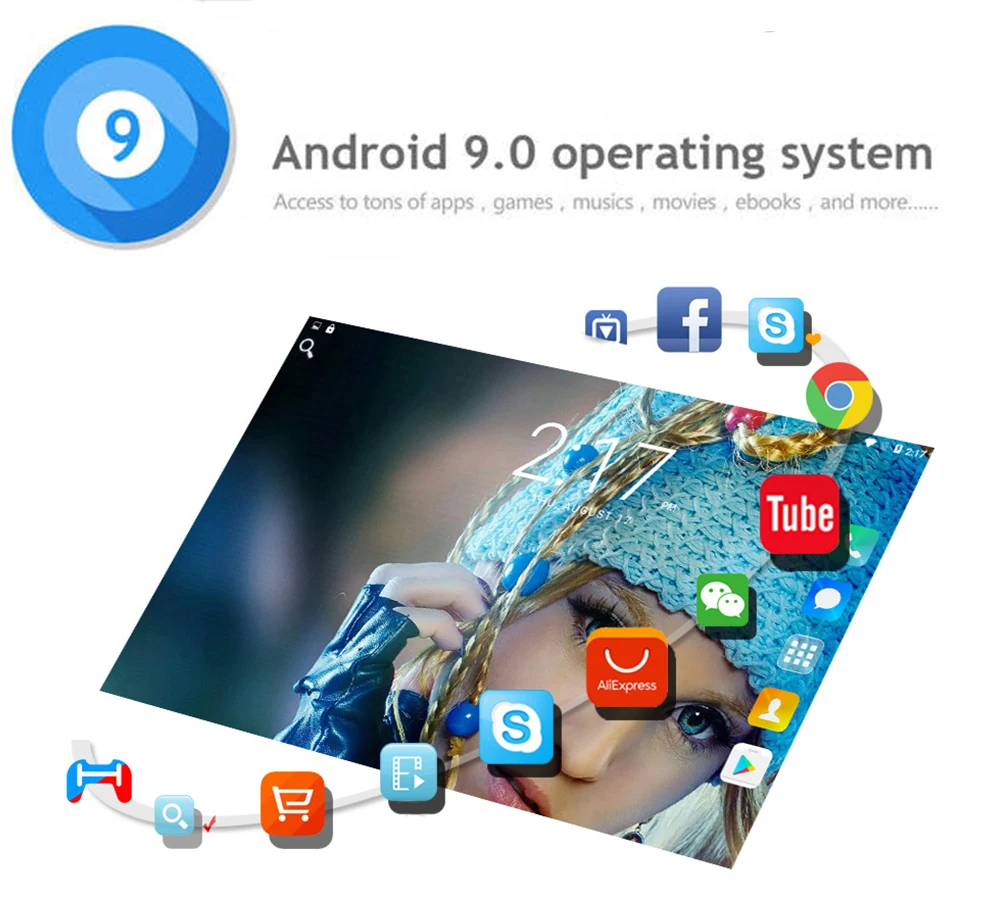2020 Android 9 0 планшет 10 дюймов 6 Гб RAM 64/128 ГБ ROM 1280*800 IPS Wifi 3G/4G LTE телефонный звонок MT8752
