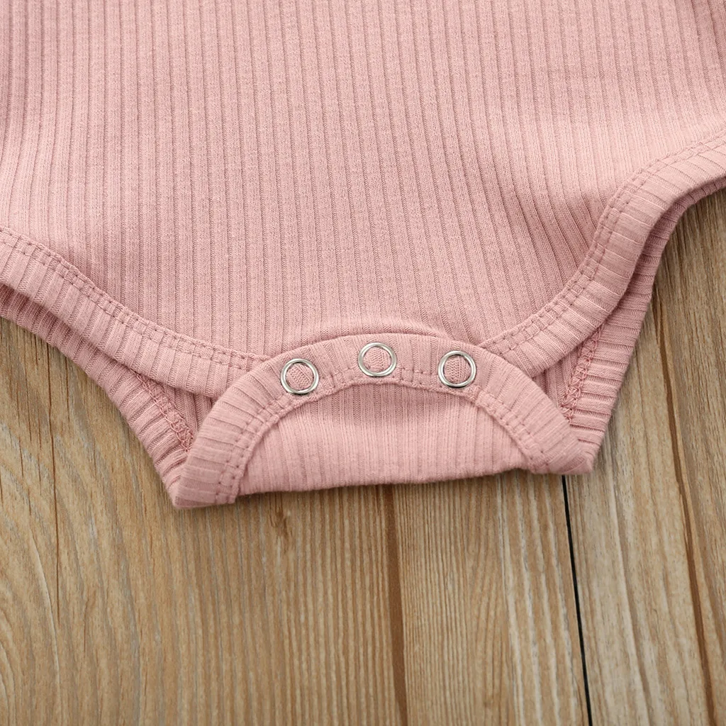 Одежда для малышей одежда маленьких девочек Полосатые наряды Детский комбинезон