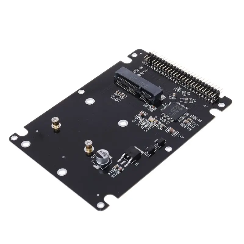 Мини SATA mSATA SSD жесткий диск на 44Pin IDE адаптер с корпусом чехол 2 5 &quotHDD | Компьютеры и