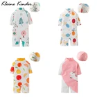 Детский купальник, новинка 2021, детский купальник, слитный комбинезон с УФ-защитой, комбинезоны, детский купальный костюм для девочек и мальчиков