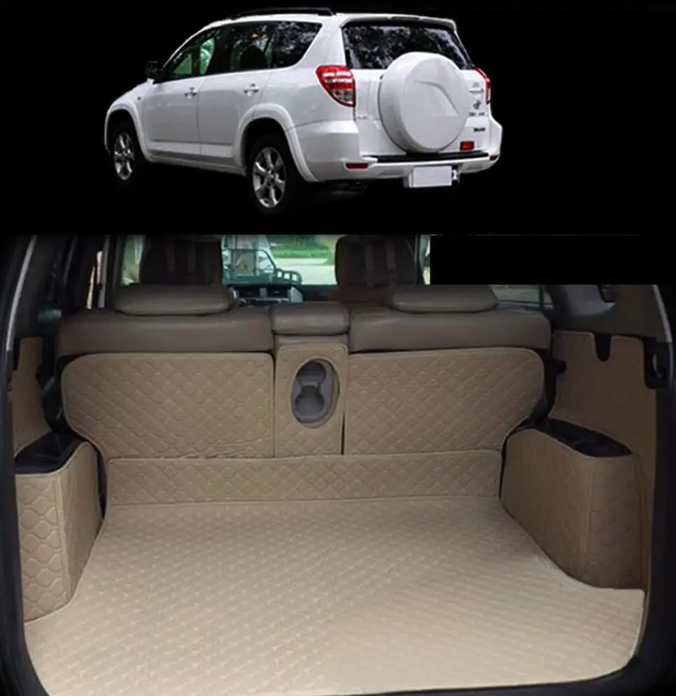 Кожаный коврик для багажника автомобиля toyota rav4 2005 2006 2007 2008 2009 2010 2011 xa30 | Автомобили