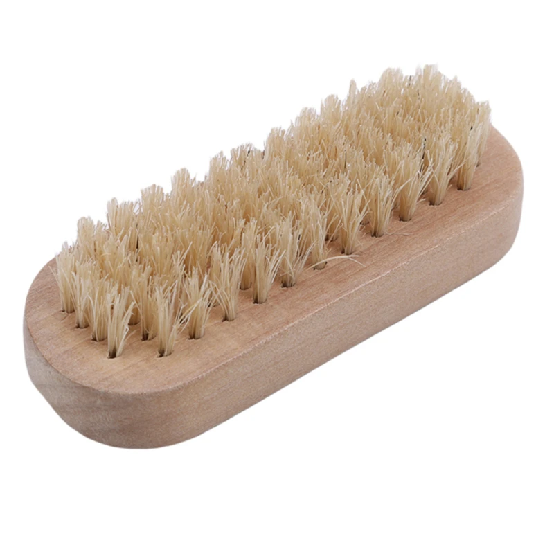 1PC Nail Brush Natural Boar Bristle Beard For Men Bamboo Face Massage That Works Wonders To Comb Beards and Mustache | Красота и
