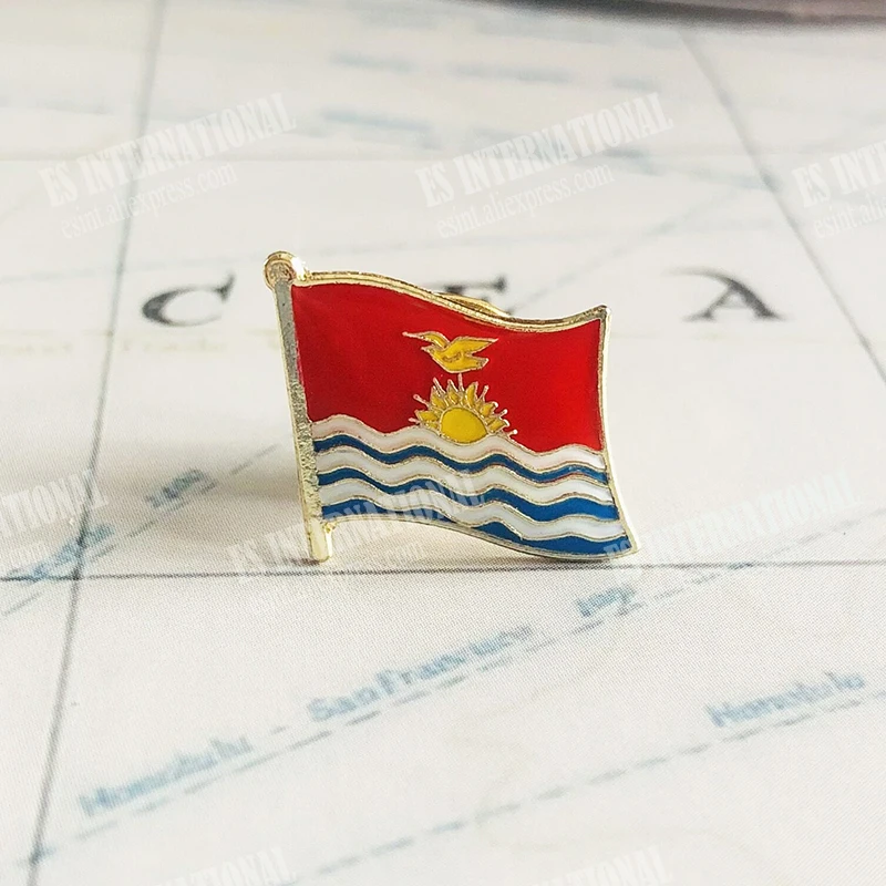 Нашивки KIRIBATI с национальным флагом повязка на руку вышитые нашивки и заколка