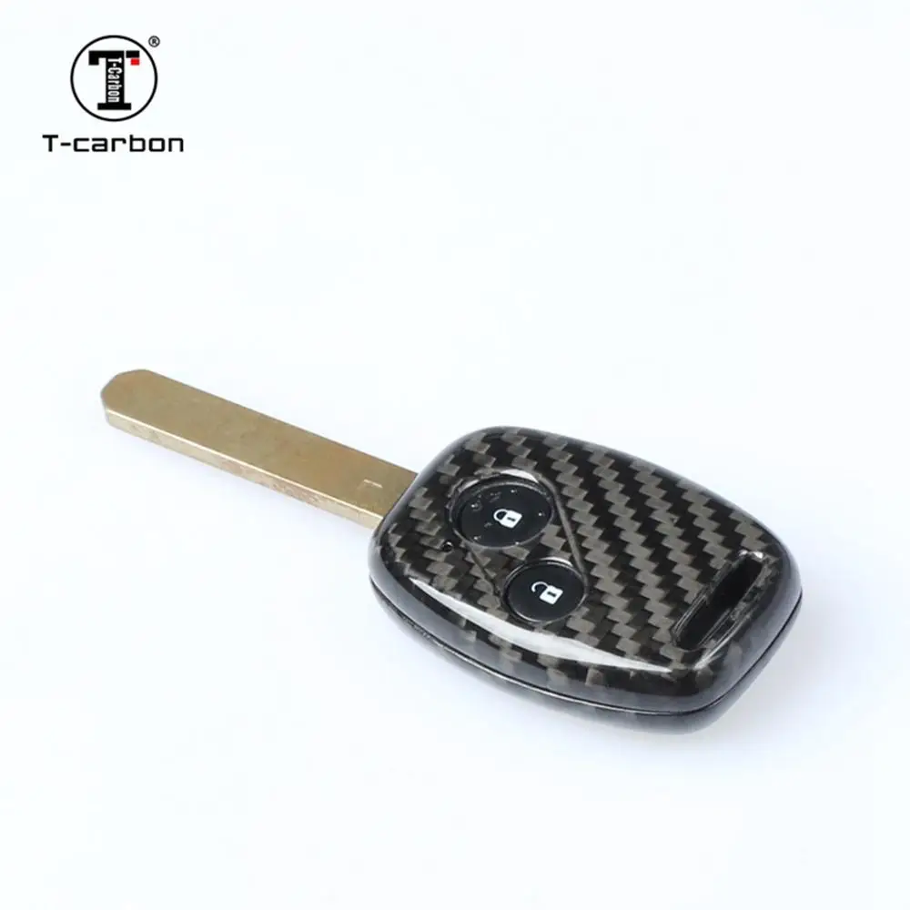 T CARBON чехол для автомобильного ключа из углеродного волокна с двумя отверстиями