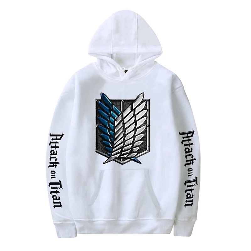 

Attack on Titan Anime Hoodies Sweatshirts Cosplay Fashion Men Women Hooded Pullover Long Sleeve Attack on Titan Hoody