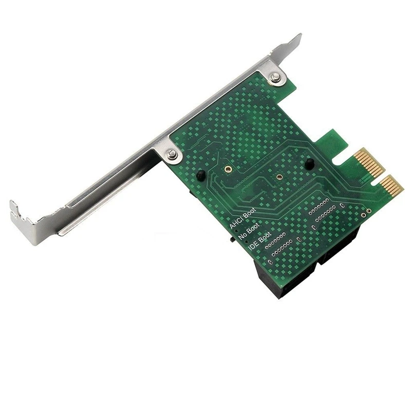 PCIe PCI Express 6G SATA3.0 4-Порты и разъёмы SATA III расширения карты контроллера широкие