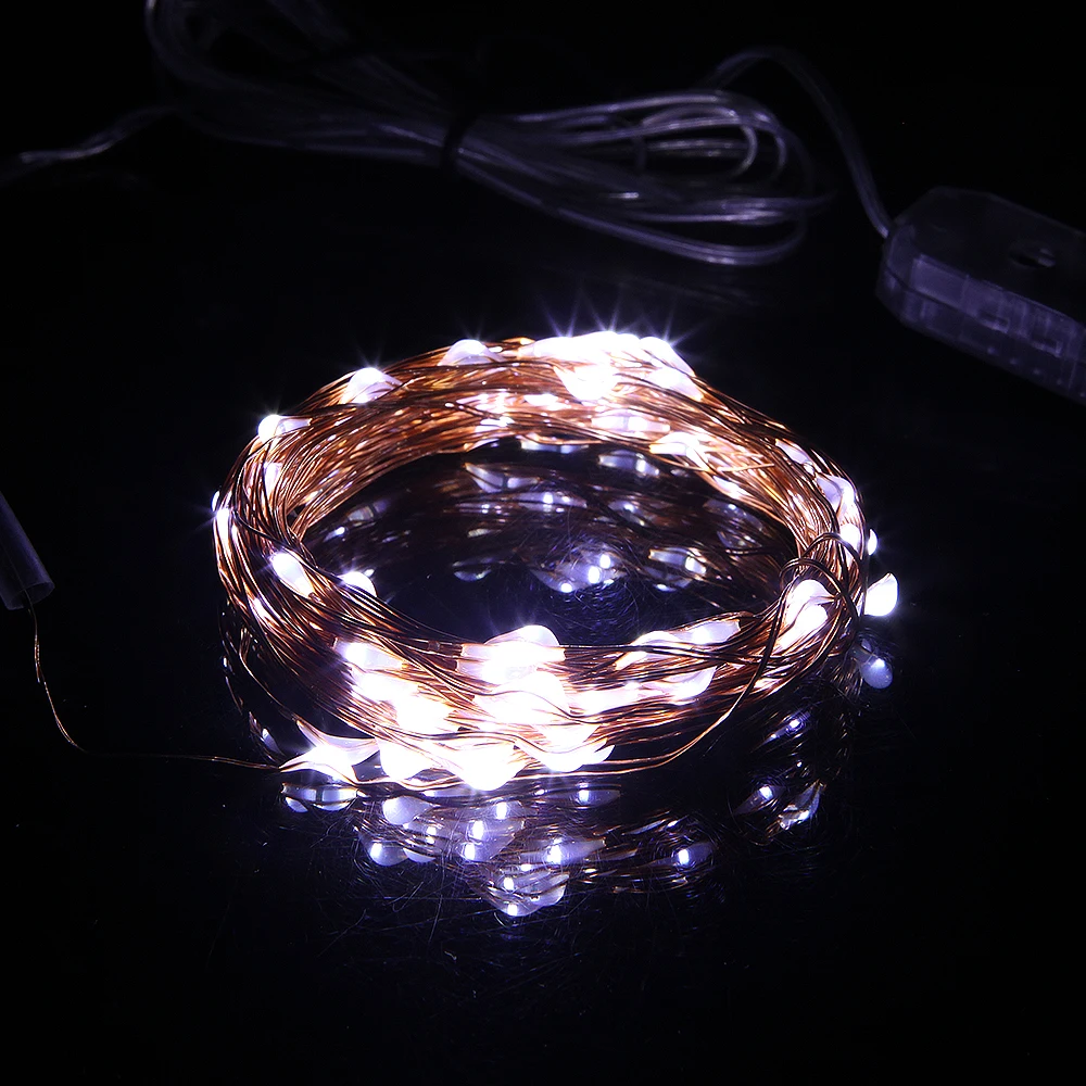

8 Modes USB Led String Lights with Remote Controlle 5M/10M Copper Wire LED Xmas Lights Party Wedding Holiday