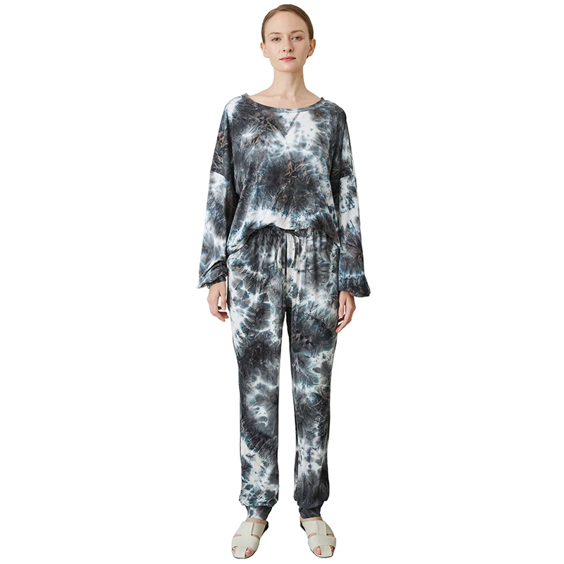 

Женская пижама «вареный» комплект пижам с принтом комплект из 2 предметов, с карманами; Женские; Детская одежда для сна; Сезон весна-лето-осе...