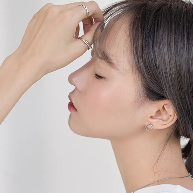 Женское Винтажное кольцо из серебра 925 пробы регулируемое на палец с узлом