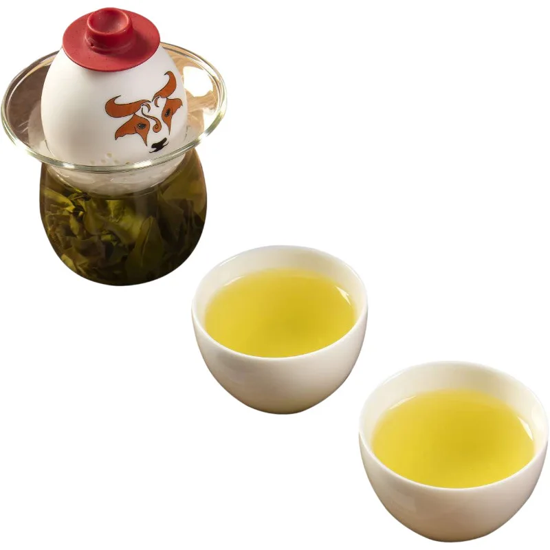 

Portable Bag Mini Quick Cup One Pot Two Cups Household Outdoor Teapot Teacup