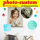 DIY 5D алмазов картина фото на заказ полный раундПЛОЩАДЬ ДРЕЛЬ смола изображения для алмазной вышивки крестом ручной работы подарок для дома