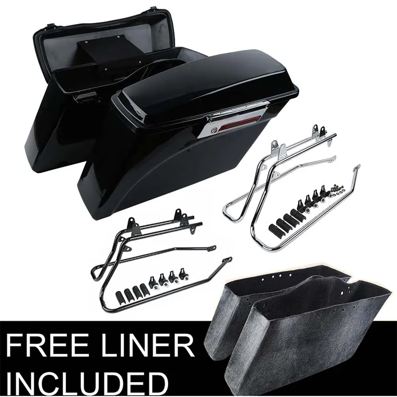 Мотоциклетные седельные сумки конверсионные кронштейны для Harley Softail Heritage Deluxe FXST