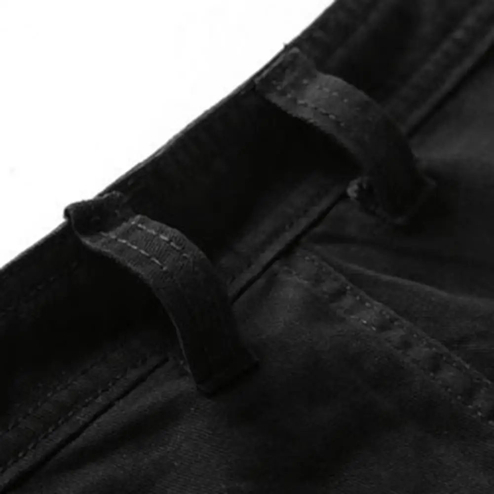 

2021 Cargo Shorts Men Summer Pure Cotton Clothing Multi-pockets Solid Color Comfortable Knee-length Men Camo Cargo Shorts