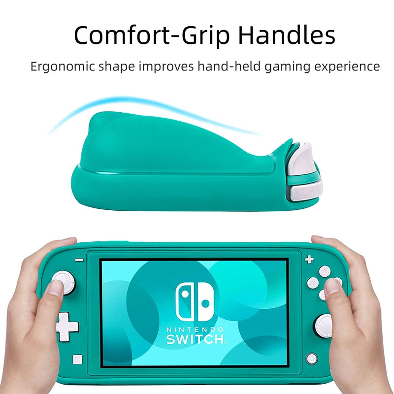 Мягкий ТПУ чехол CHINFAI для shand Switch Lite эргономичный Нескользящий Резиновый защитный чехол-подставка для NS Switch Lite мини-консоль