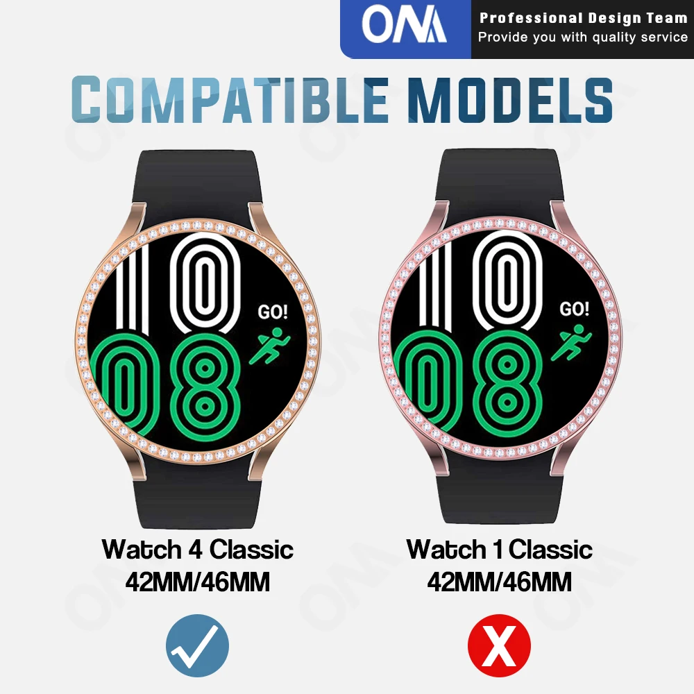 Блестящий Защитный чехол для Samsung Galaxy Watch 4 классический 42 мм 46 защитный