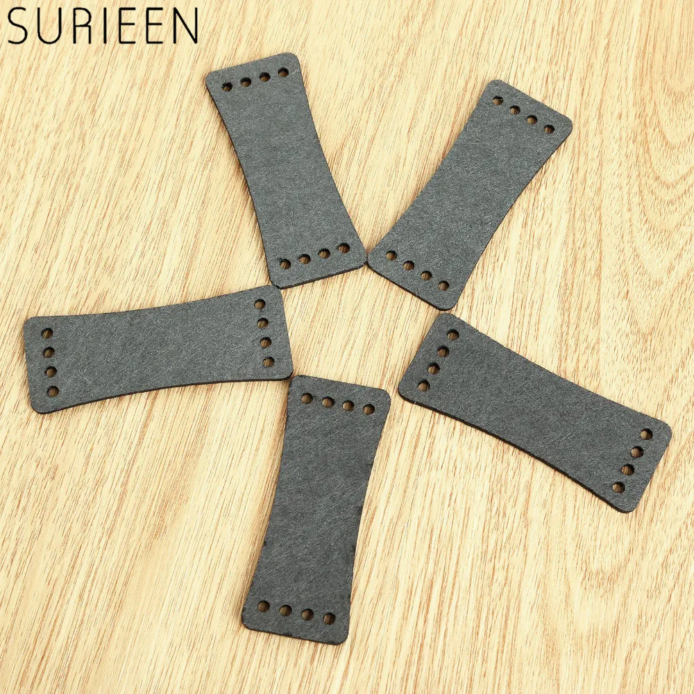 

Hunting 5Pcs Microfiber Leather Slingshots Pouches 4-Hole Outdoor Shooting Bow Sling Shots Catapults Replacements 75mmX25mmX30mm