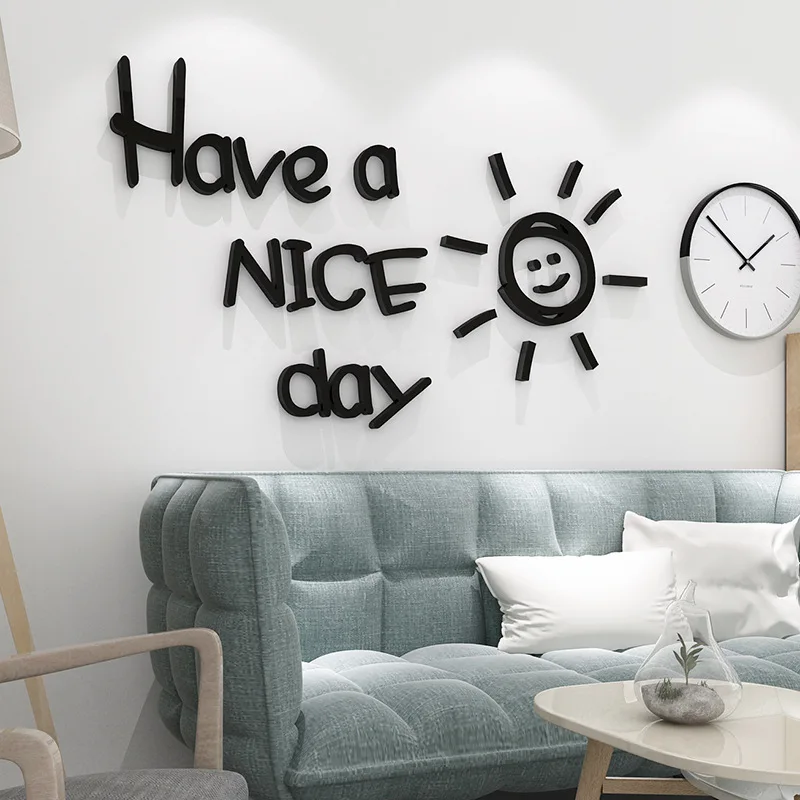 3D зеркальная Настенная Наклейка Фреска Декор для дома Акриловая наклейка s