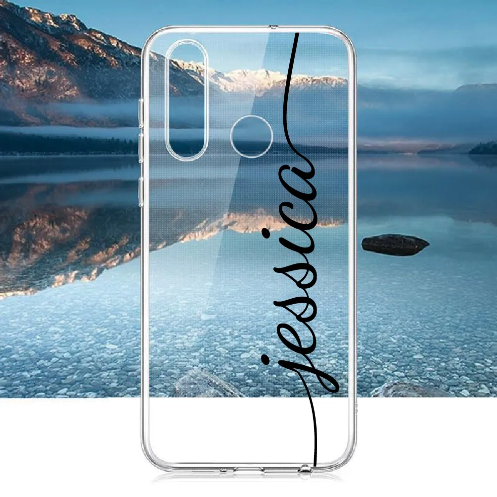 Cursive персонализированное имя конфеты силиконовый чехол для телефона Fundas Xiaomi Mi Redmi