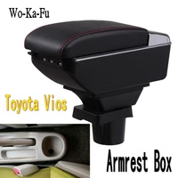 arm rest for toyota vios armrest box center console central store content storage box with cup holder ashtray usb interface