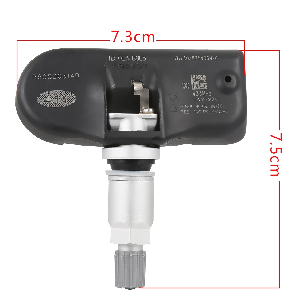 

4PCS TPMS for Chrysler Dodge Jeep 56053031AD Car Pressure Tyre Sensor System wheel pressure sensors Alarm Monitor