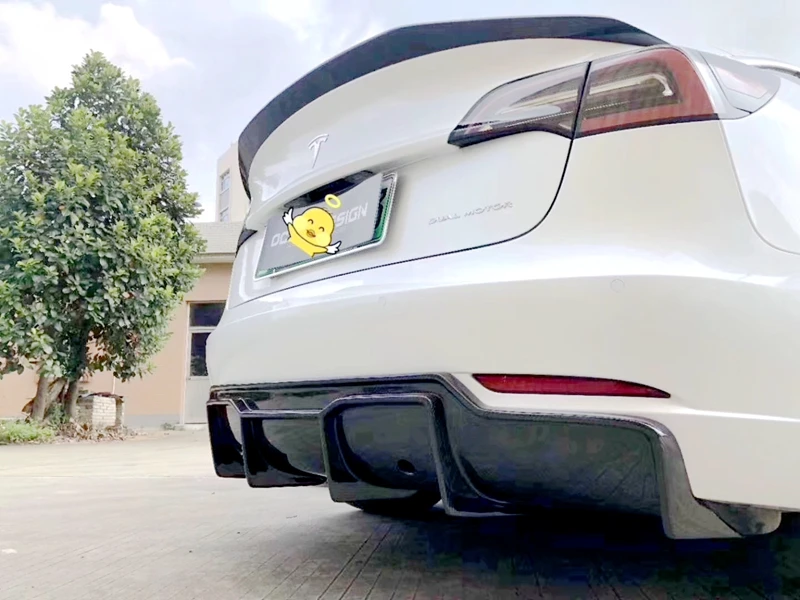 5 шт. для Tesla модель 3 карбоновый комплект для тела V Aero комплект матовый черный карбоновое волокно/глянцевый черный карбоновый комплект для тела