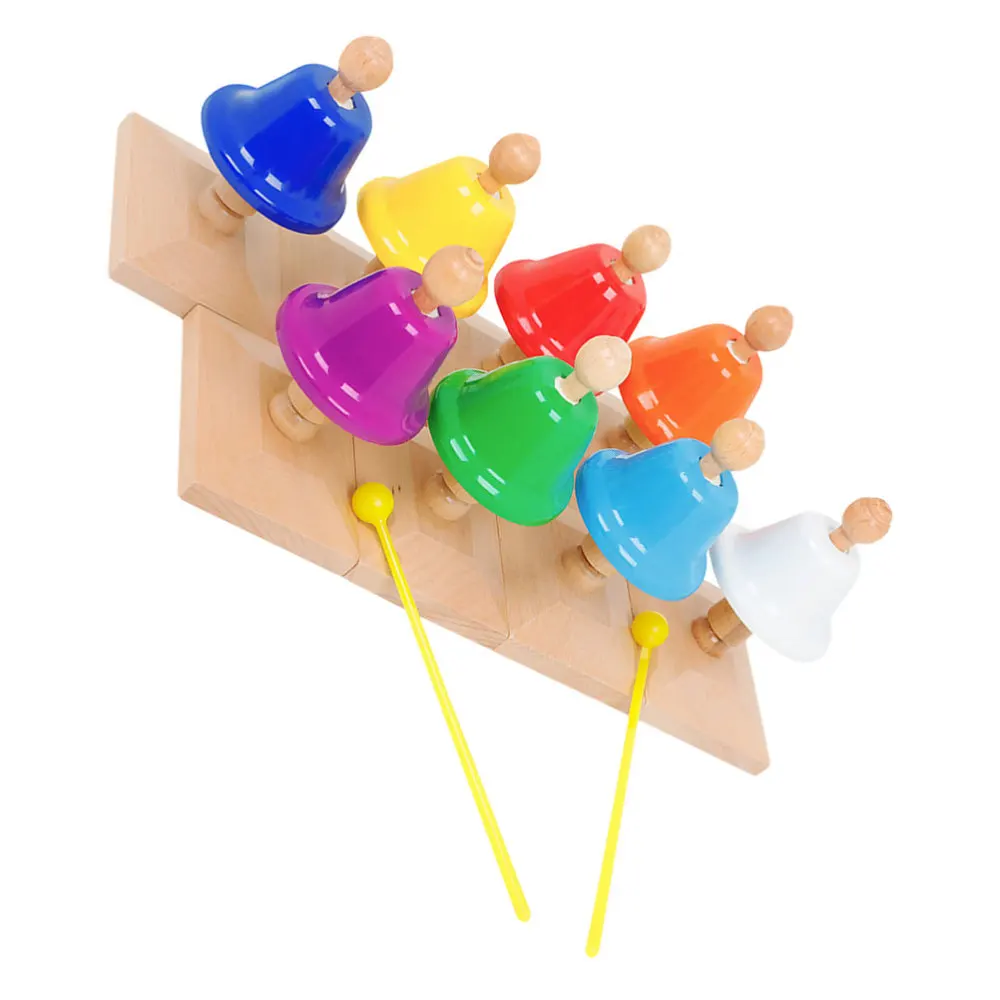 

8pcs Practical Children Percussion Instrument Class Bell for Kids Playing