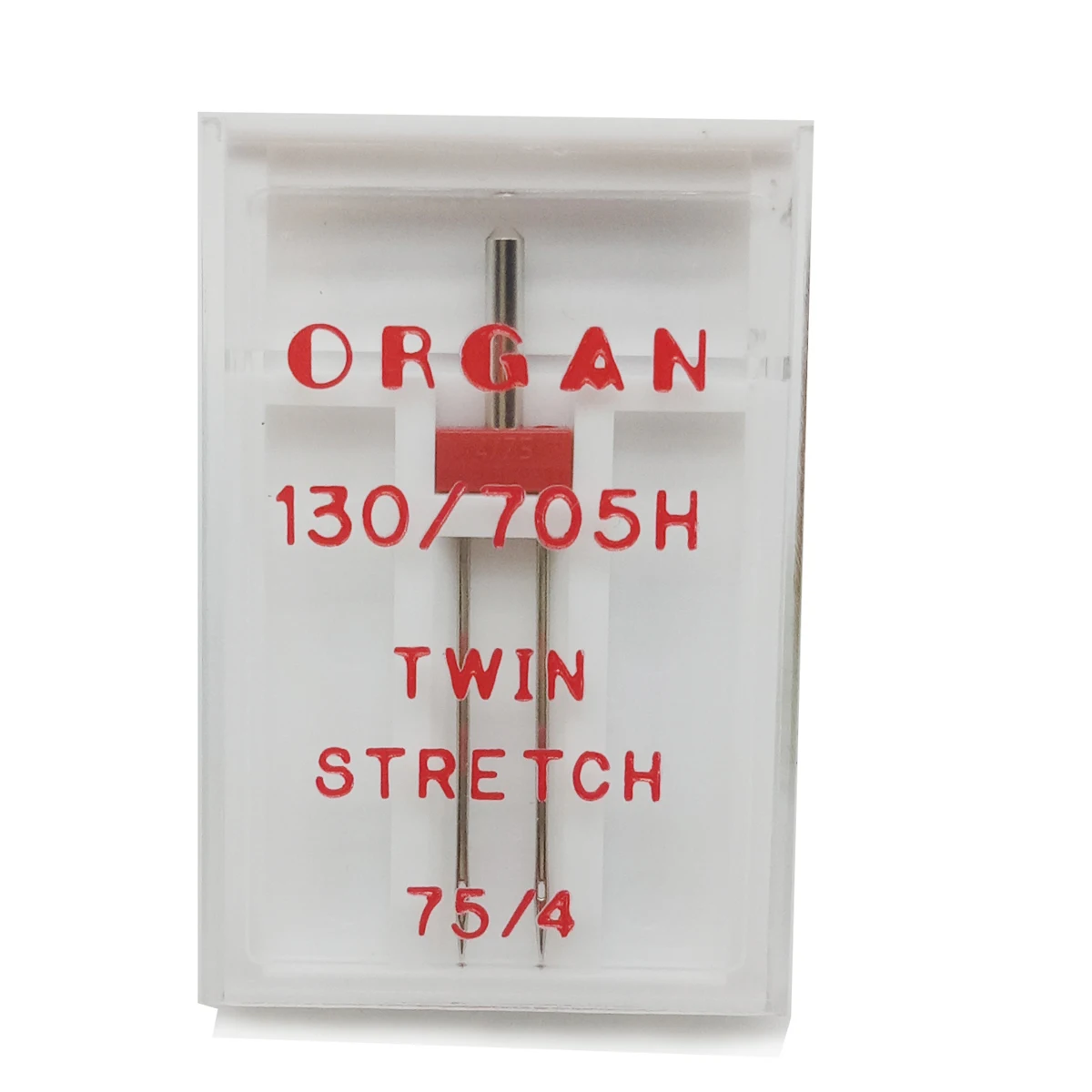 

ORGAN Twin Stretch Needles 75/4 75/2.5 for Stretch Knitted Elastic Fabric Household Sewing Machine Universal Twin Needle 90 100