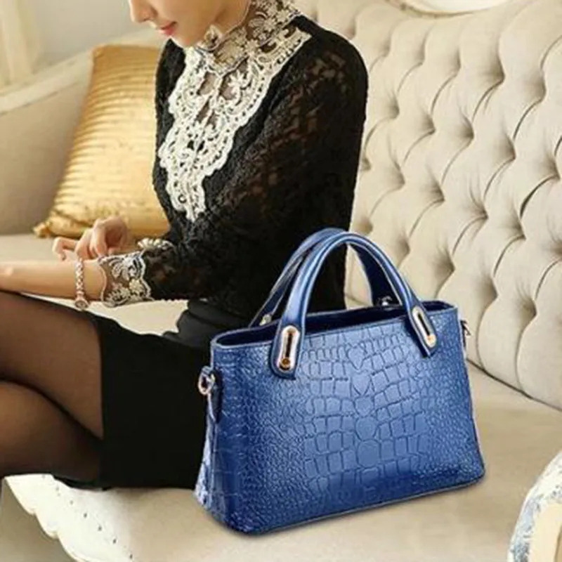 SFG HOUSE 3PS набор женских сумок роскошные женские сумки из крокодиловой кожи на