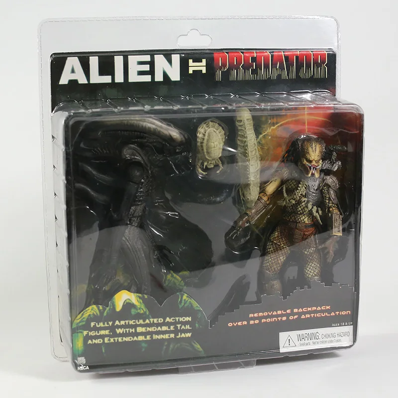 NECA AVP Alien VS. Набор из 2 фигурок Хищник 7 дюймов | Игрушки и хобби