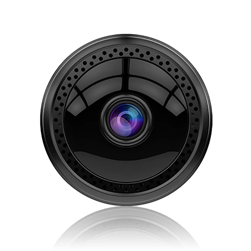 Черный HD 1080P Мини камера 5 м ИК ночного видения видео видеокамера датчик движения широкоугольный рекордер камера непрерывная запись 1 час - Цвет: Черный