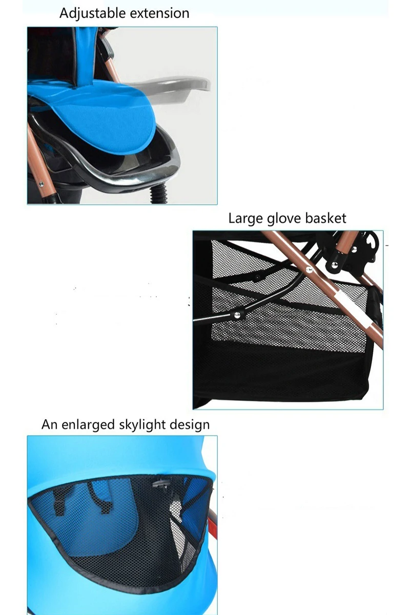 Baby Stroller Travel Pram Kids Carriage Baby Stollers Foldable Pushchair No Tax and Shipping From EU or CN