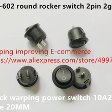 Оригинальный новый 100% XW 602 круглый Кулисный переключатель 2pin 2