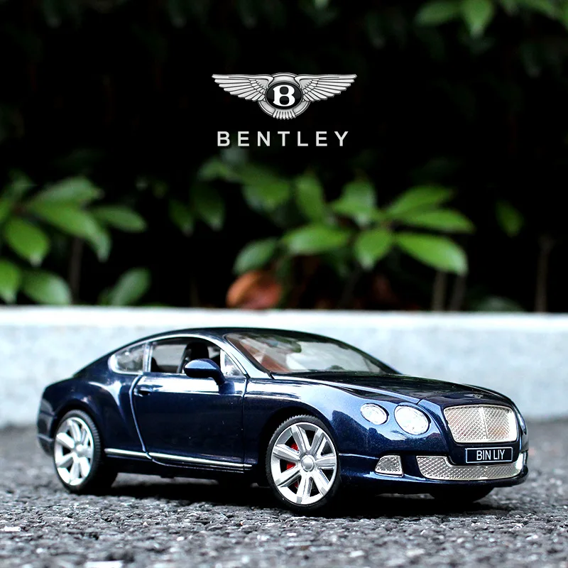 

2021 Best-selling Emulation 1:24 Bentley Continental GT Supercar Simulation Alloy Car Model Alloy Car Model Toy Four-door Ca