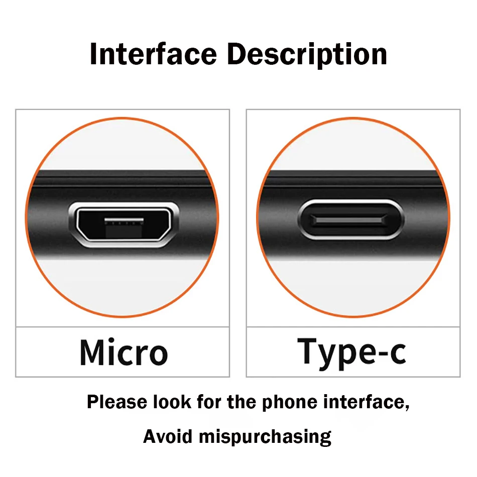 30 см короткий Micro USB кабель type c 8-контактный для быстрой зарядки и синхронизации